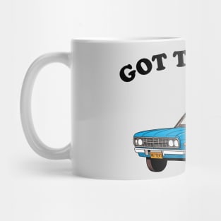 Got Too Silly - Funny Goose Getting Arrested Mug